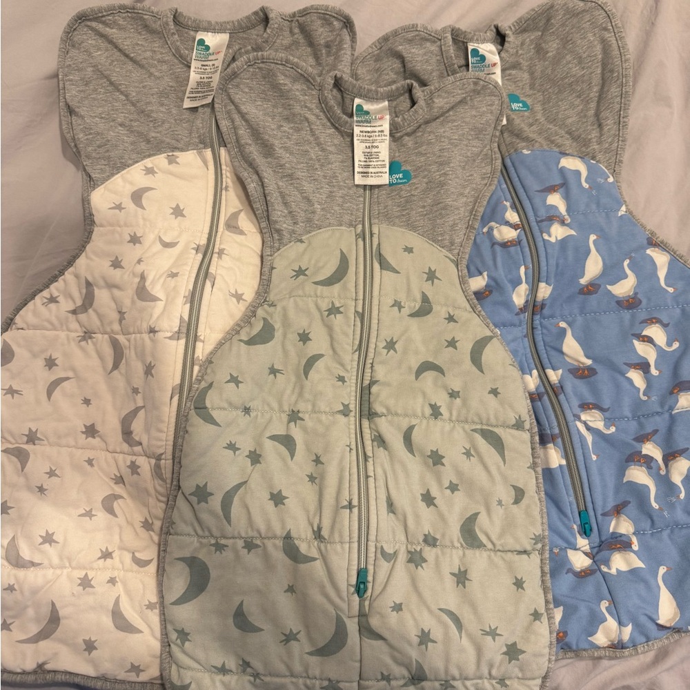 Pack of 3 Love to Dream Sleep Sacks